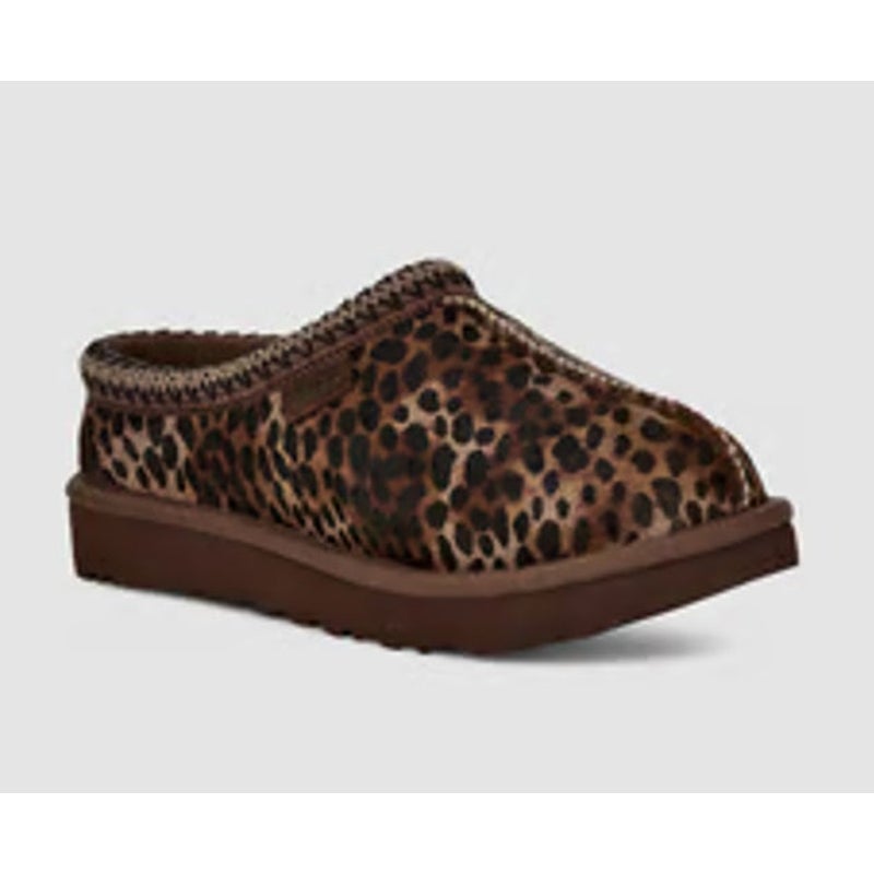 UGG Tasman Caspian Suede UGGplush Comfort Slipper Burnt Cedar Brown 9