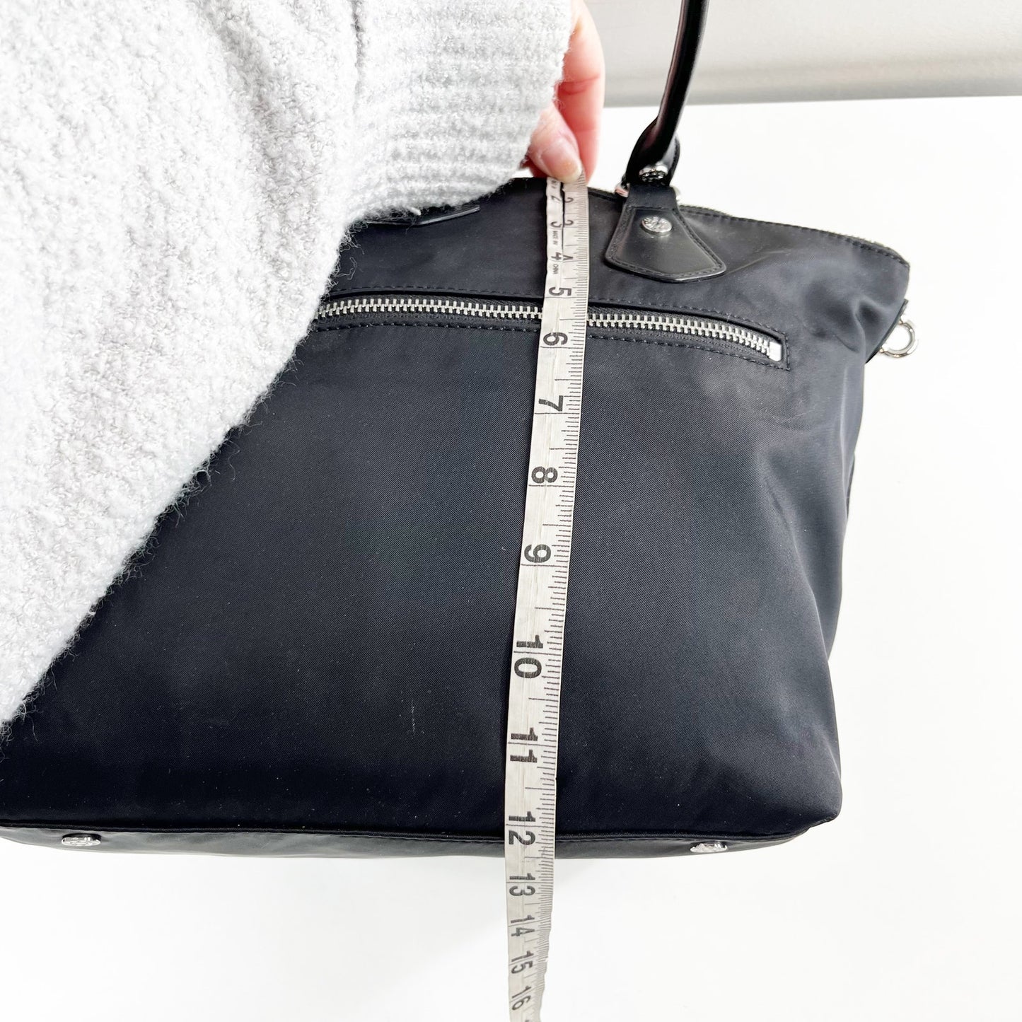 MZ Wallace Chelsea Nylon Tote Bag Black