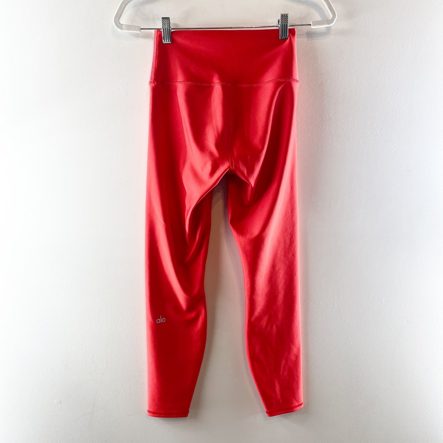 Alo Yoga Airlift 7/8 High Waisted Leggings Pants Bright Red Small