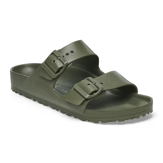 Birkenstock Arizona Double Buckle EVA Sandals in Khaki Green W 12 / M 10