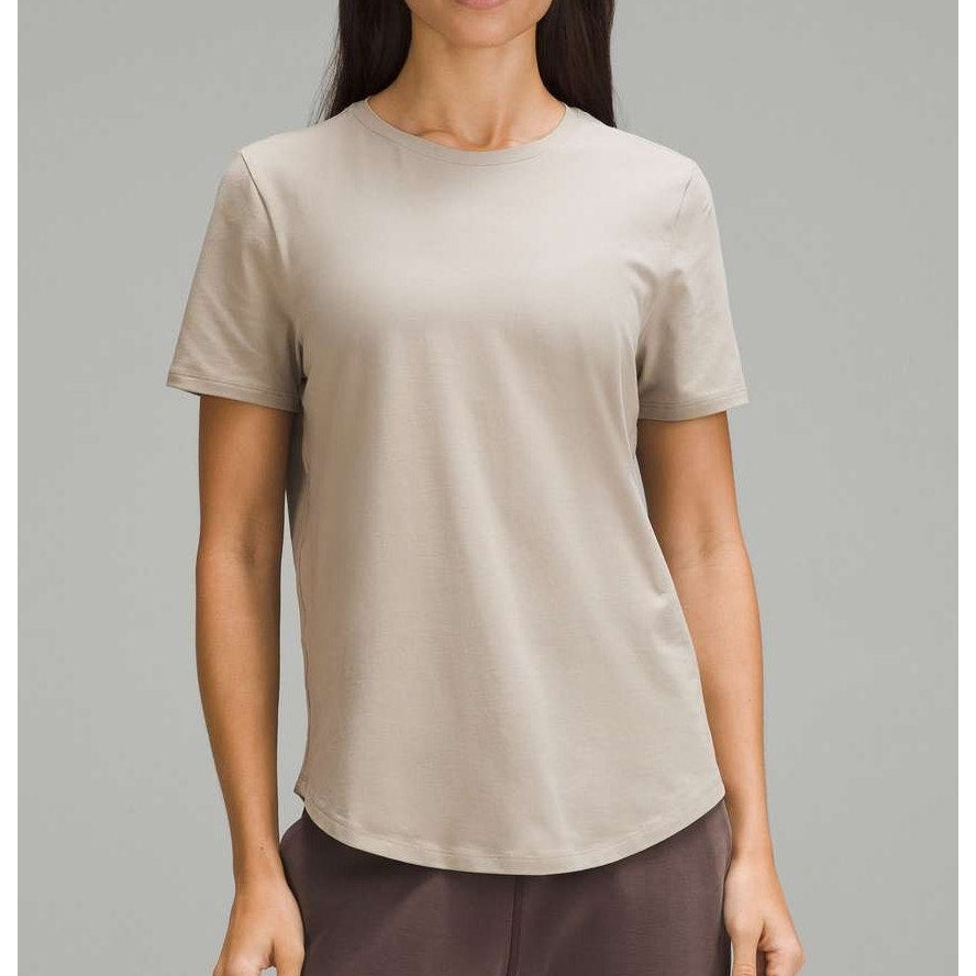 Lululemon Athletica Short Sleeve Love Crew Neck T-Shirt Riverstone Taupe 8