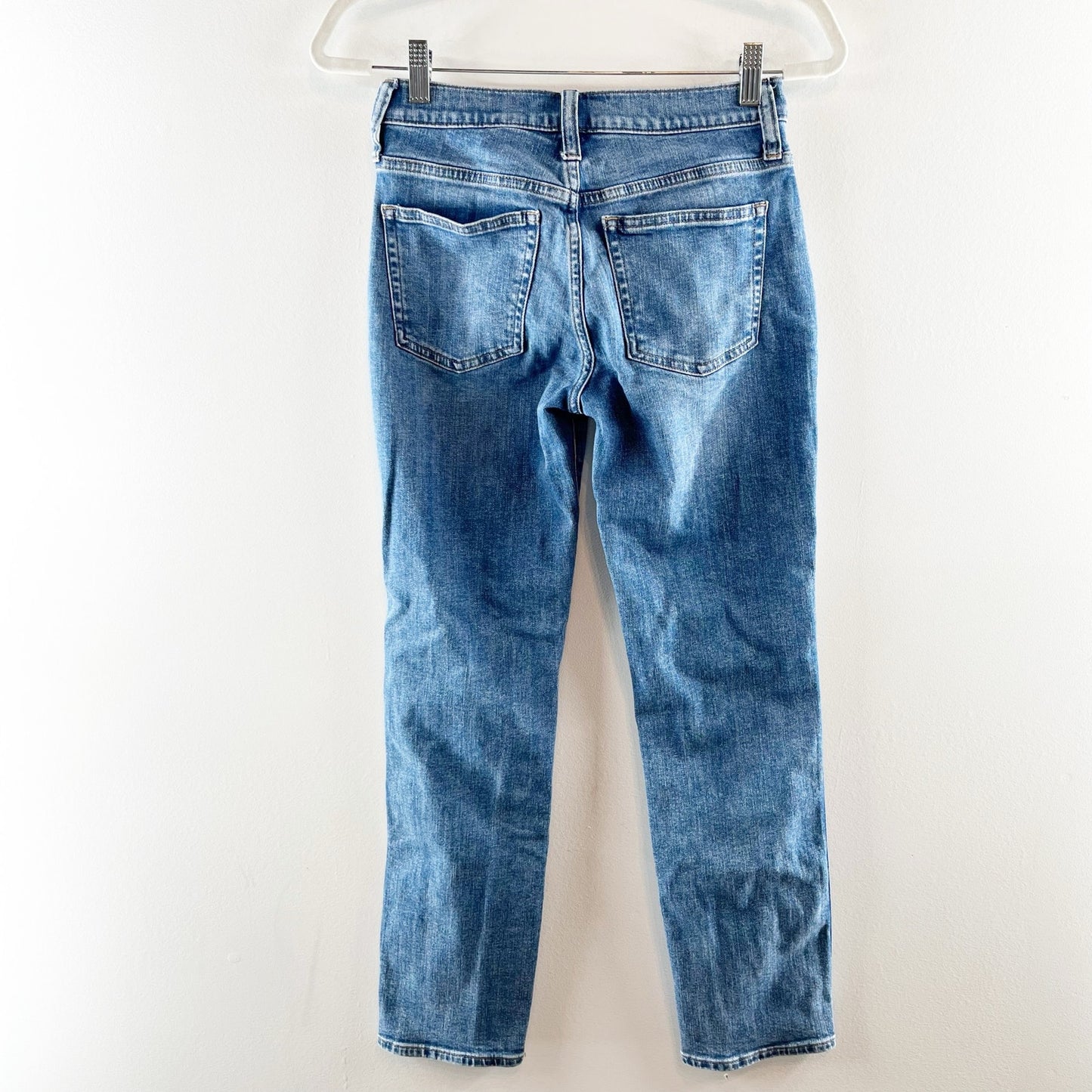 J. Crew 9" Vintage Slim Straight Jeans In Lakeshore Wash Blue 25