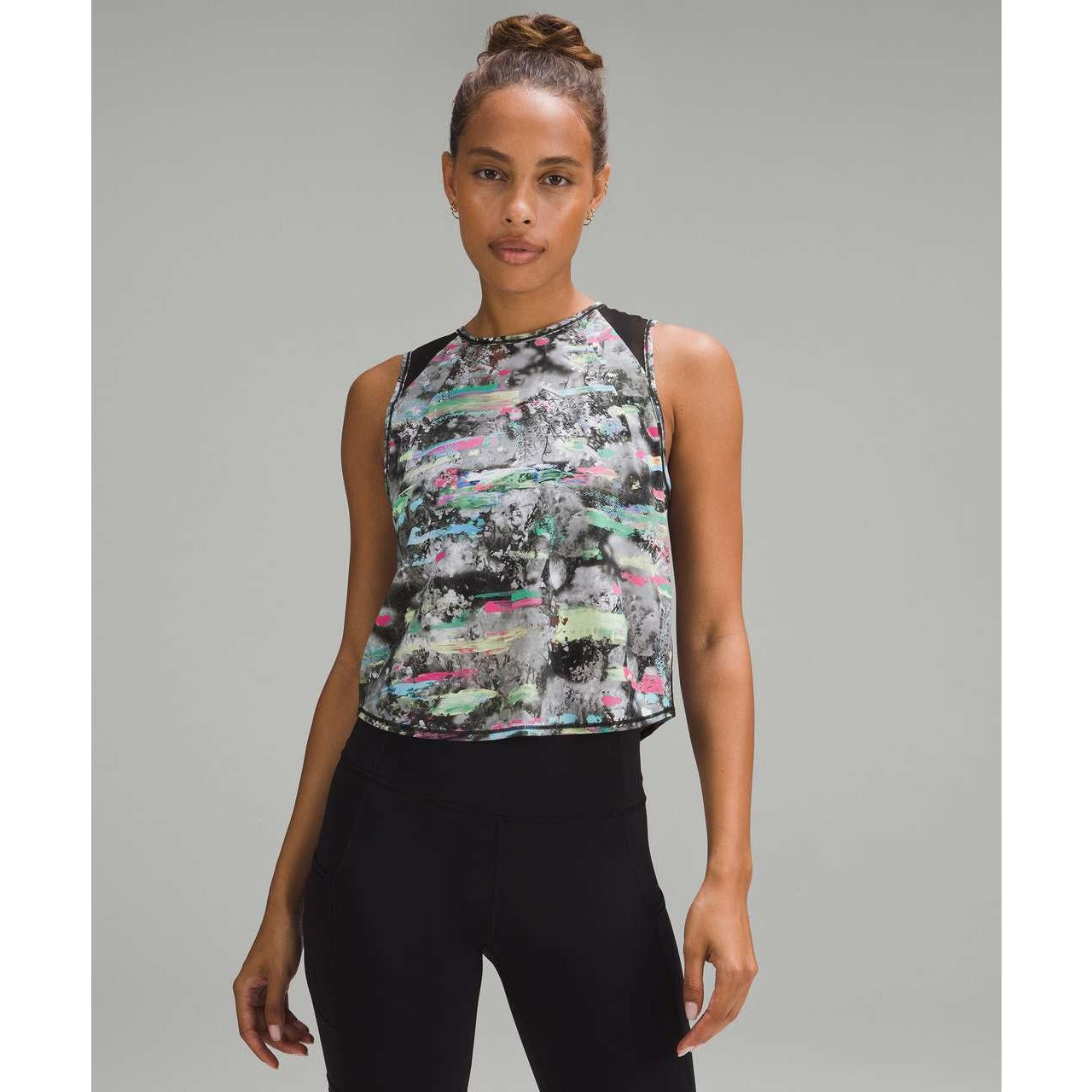 Lululemon Sculpt Cropped Tank Top Paint Drift Multi 0