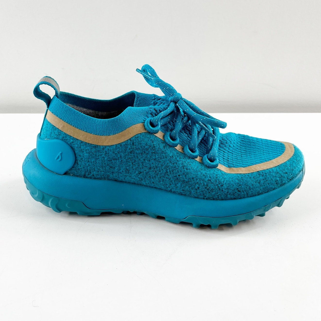 Allbirds Trail Runner SWT Mizzles Thrive Teal Blue Gold 7.5