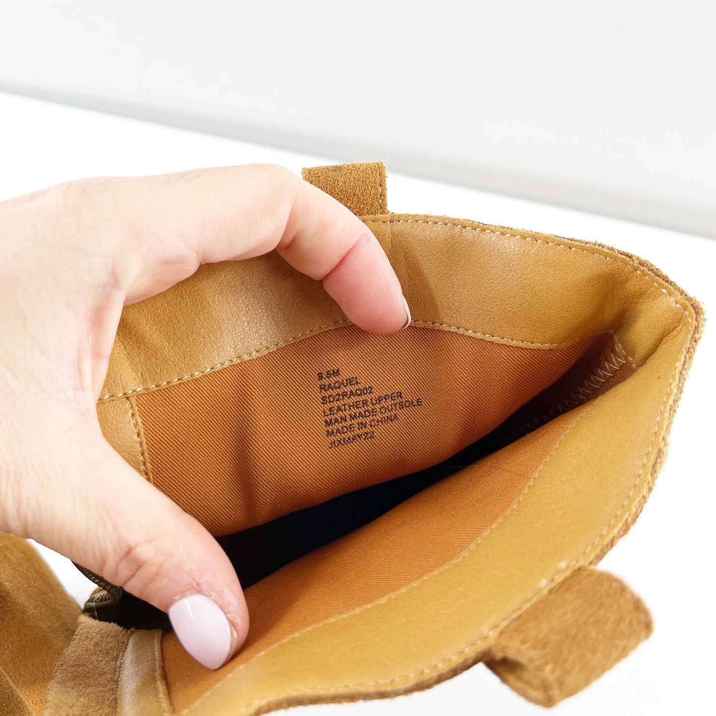 Splendid Evereve Raquel Suede Pull On Mid-Calf Western Boot Booties Toffee 9.5