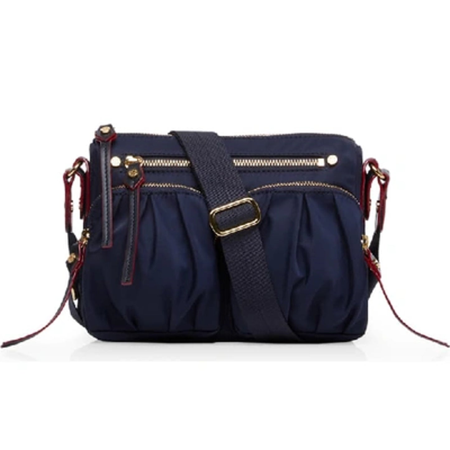MZ Wallace Paige Mini Crossbody Bag Blue Dawn Bedford