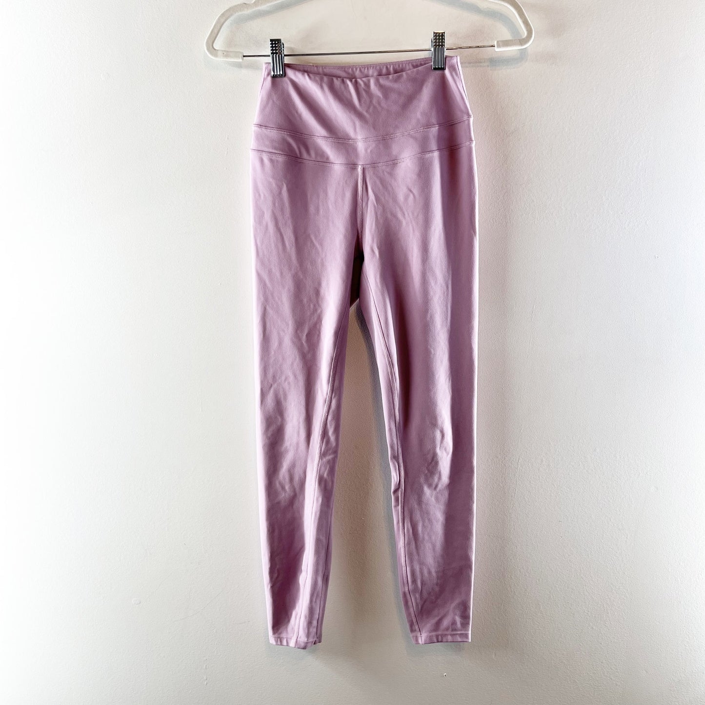 Varley Lets Move High Rise Compression Workout Leggings Lavender Purple Small
