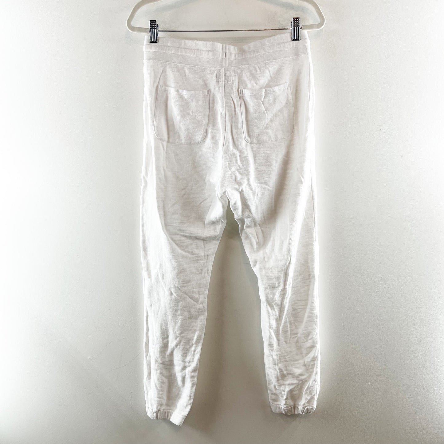 J. Crew Vintage Terry Fleece Jogger Sweatpants Cotton White Small