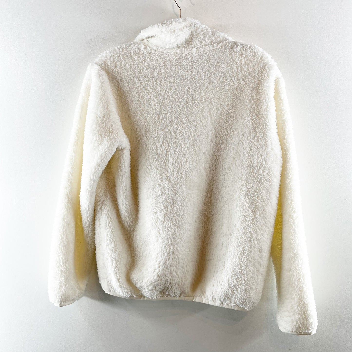 Patagonia Los Gatos 1/4 Zip Fleece Pullover Jacket Birch White Small