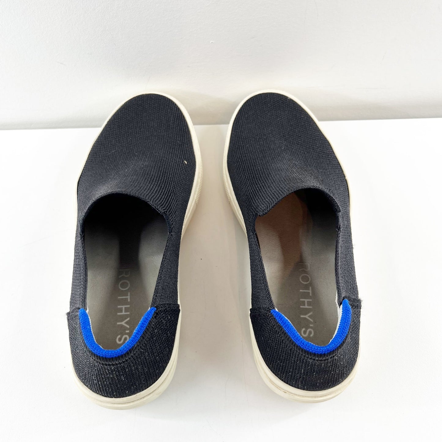 Rothy's The Original Slip On Loafer Sneakers Flats Black 7.5