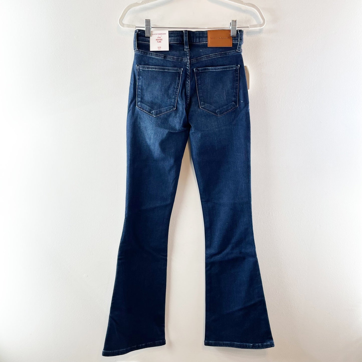 Lucky Brand Stevie High-Rise Denim Flare Jeans Part Ways Blue 0 / 25