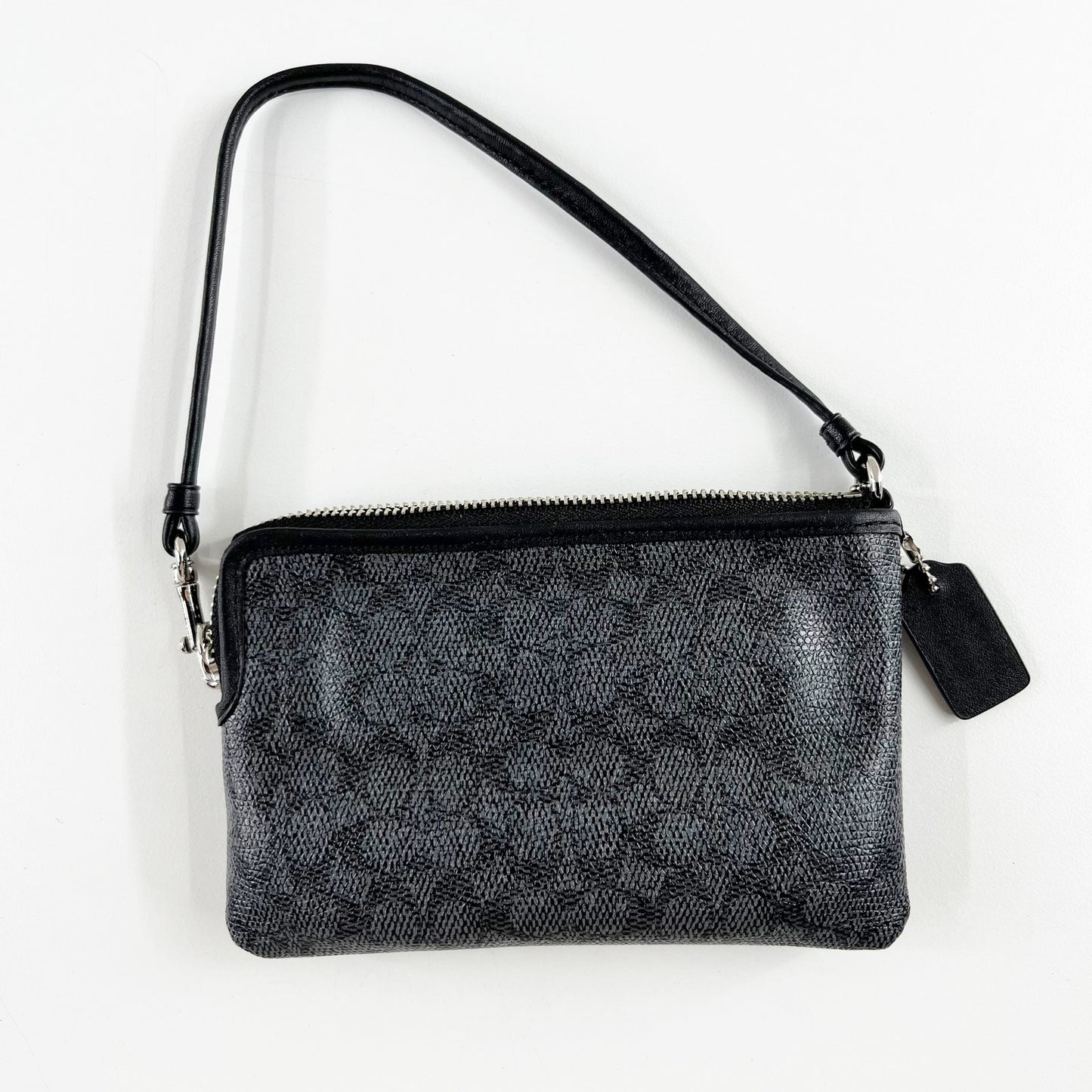 Coach Signature C Wristlet Wallet Black