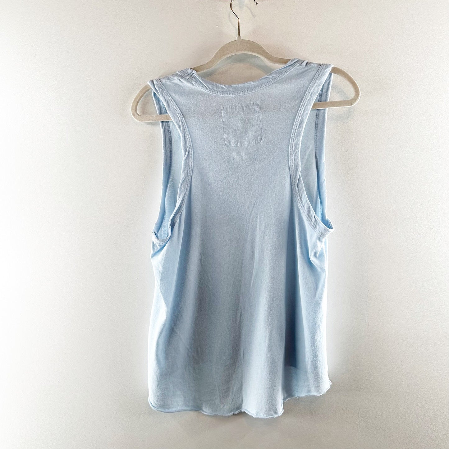 Frank & Eileen Tee Lab Cotton Muscle Tank Top Light Blue Medium