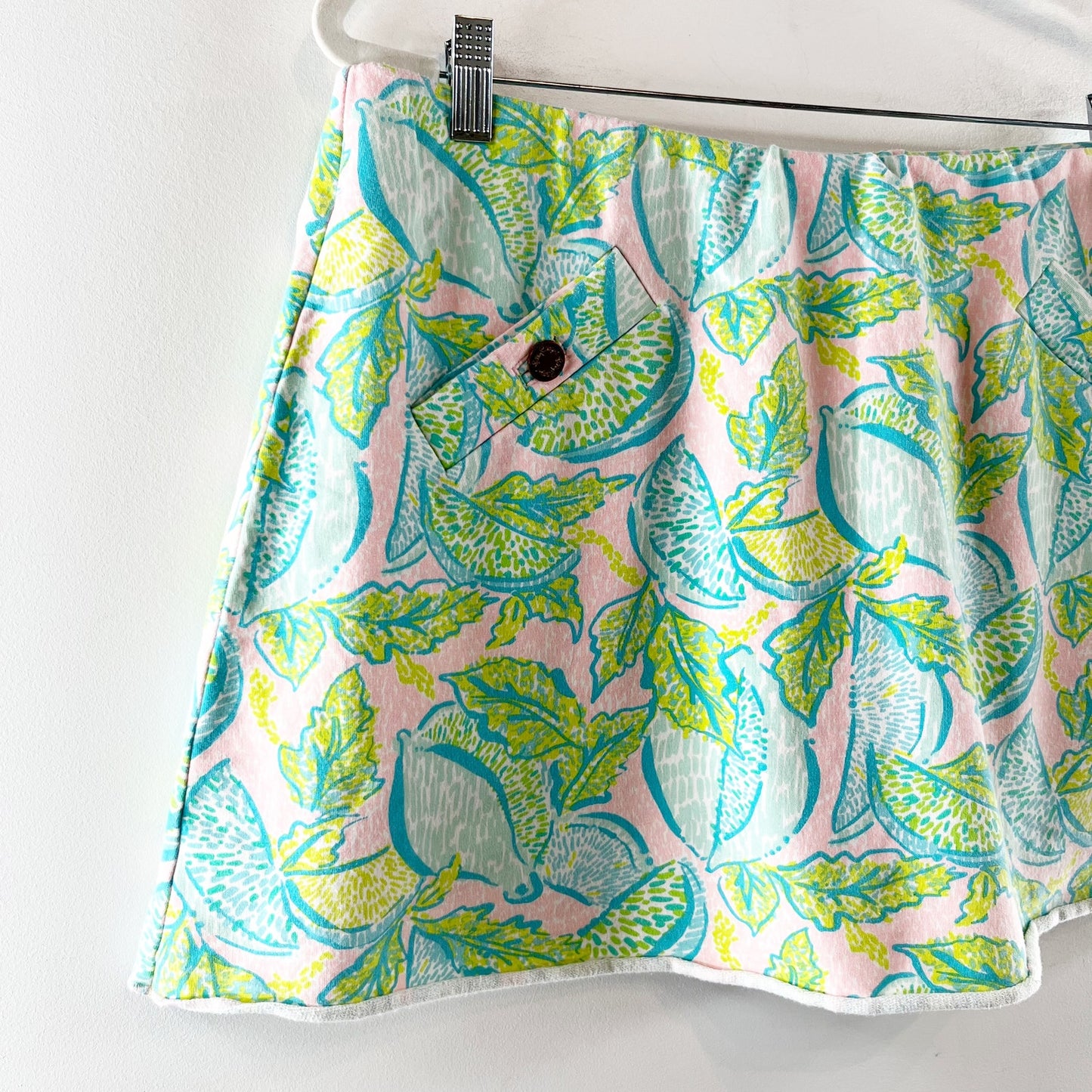 Lilly Pulitzer Madison Mini Skirt Skort Vitamin Sea Green XL