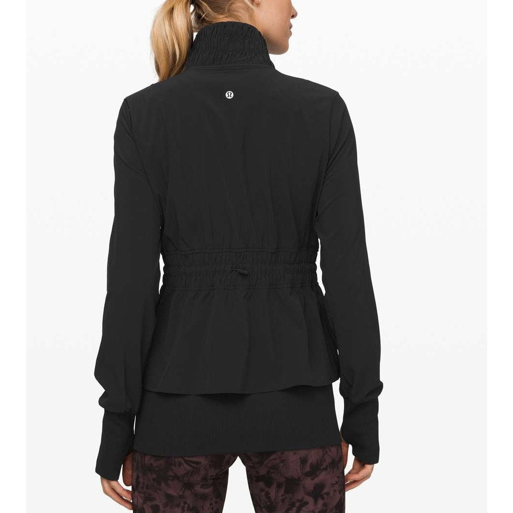 Lululemon Sights Seen Full Zip Track Jacket Black 8