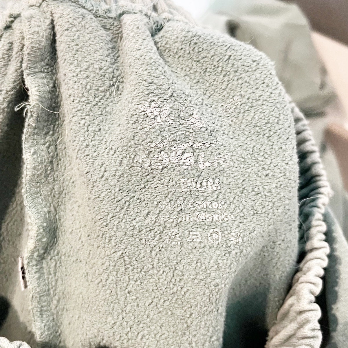 Boys Lie High Rise Good Bye Angel Jogger Sweatpants Green Medium