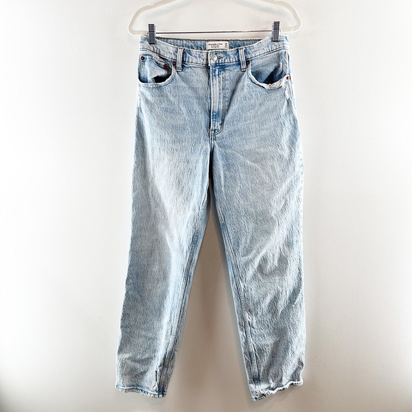 Abercrombie & Fitch The 90's Straight Ultra High Rise Jeans Blue 10