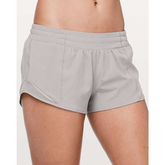 Lululemon Athletica Hotty Hot Running Short II 2.5" Dark Chrome 10