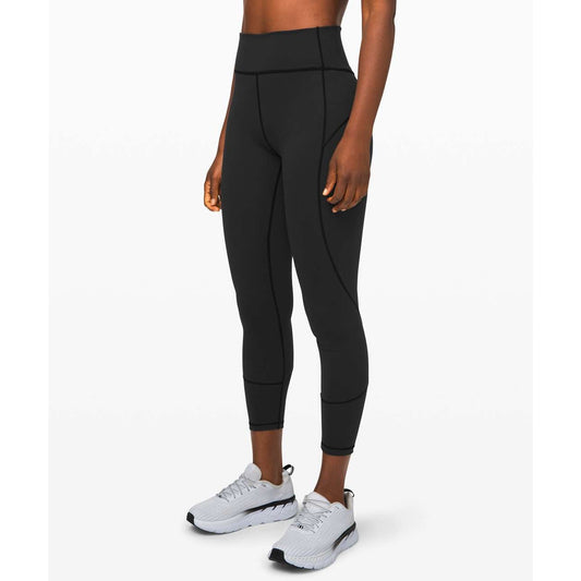 Lululemon In Movement Tight Leggings 25" Everlux Black 10