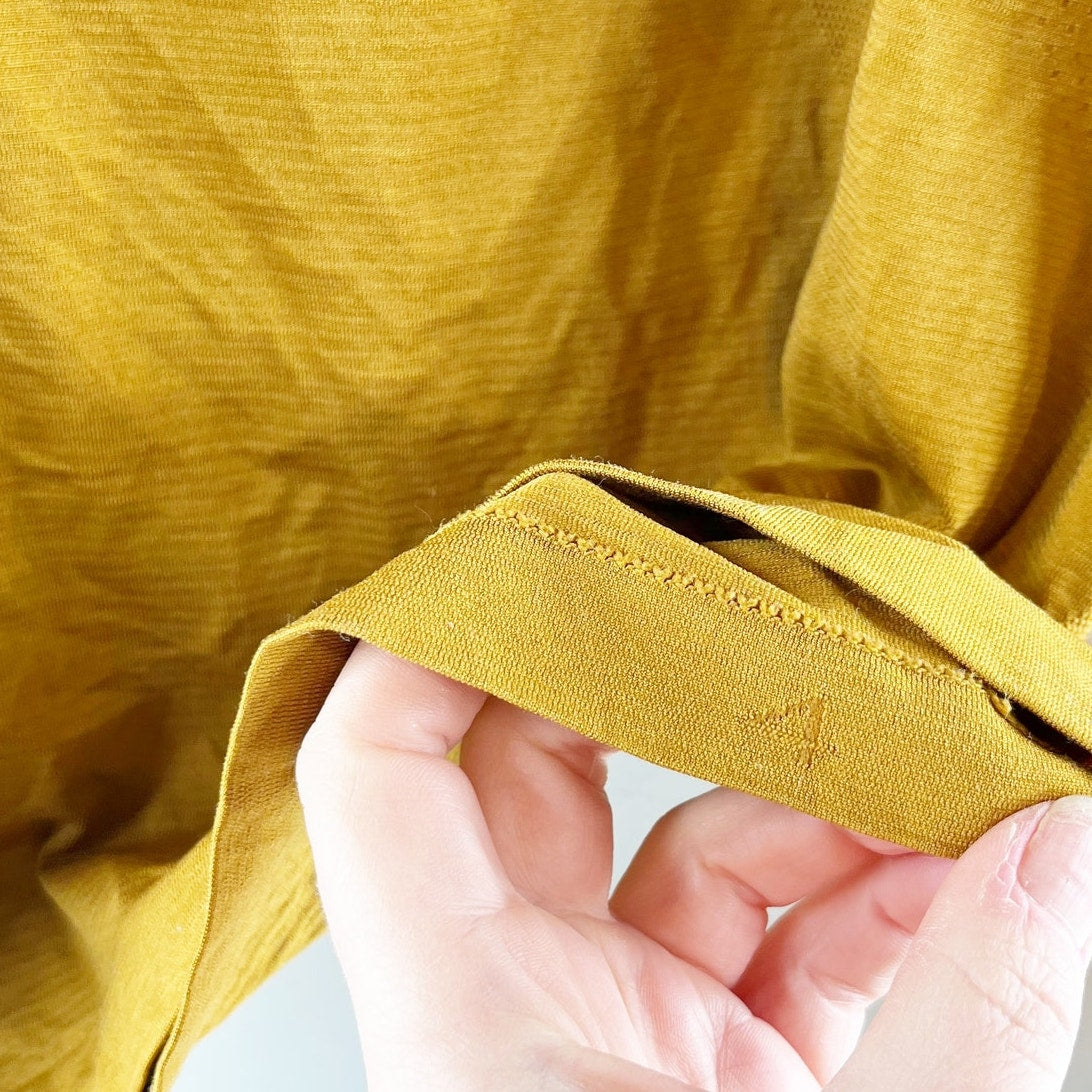 Lululemon Long Sleeve Swiftly Tech Tee Shirt Gold Spice Yellow 4