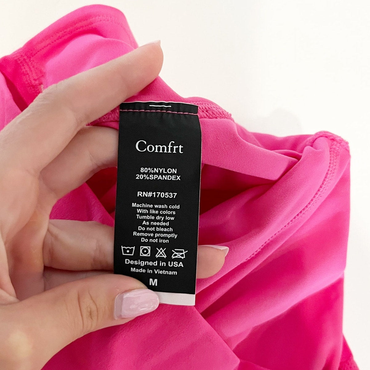 Comfrt ComfrtCore High-Waist Leggings Hot Pink Medium