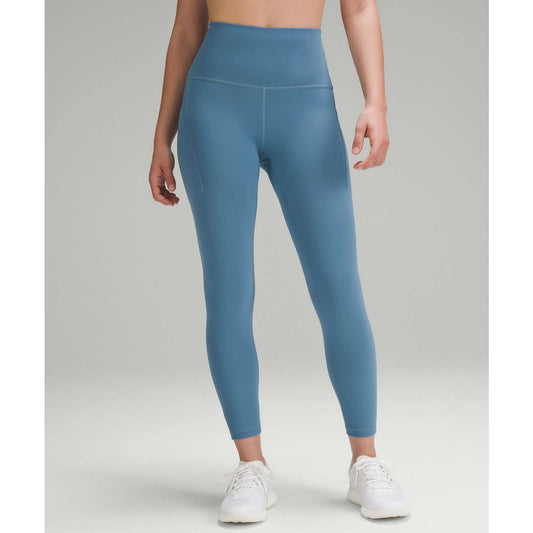 Lululemon Wunder Train High-Rise Tight with Pockets 25" Utility Blue 6