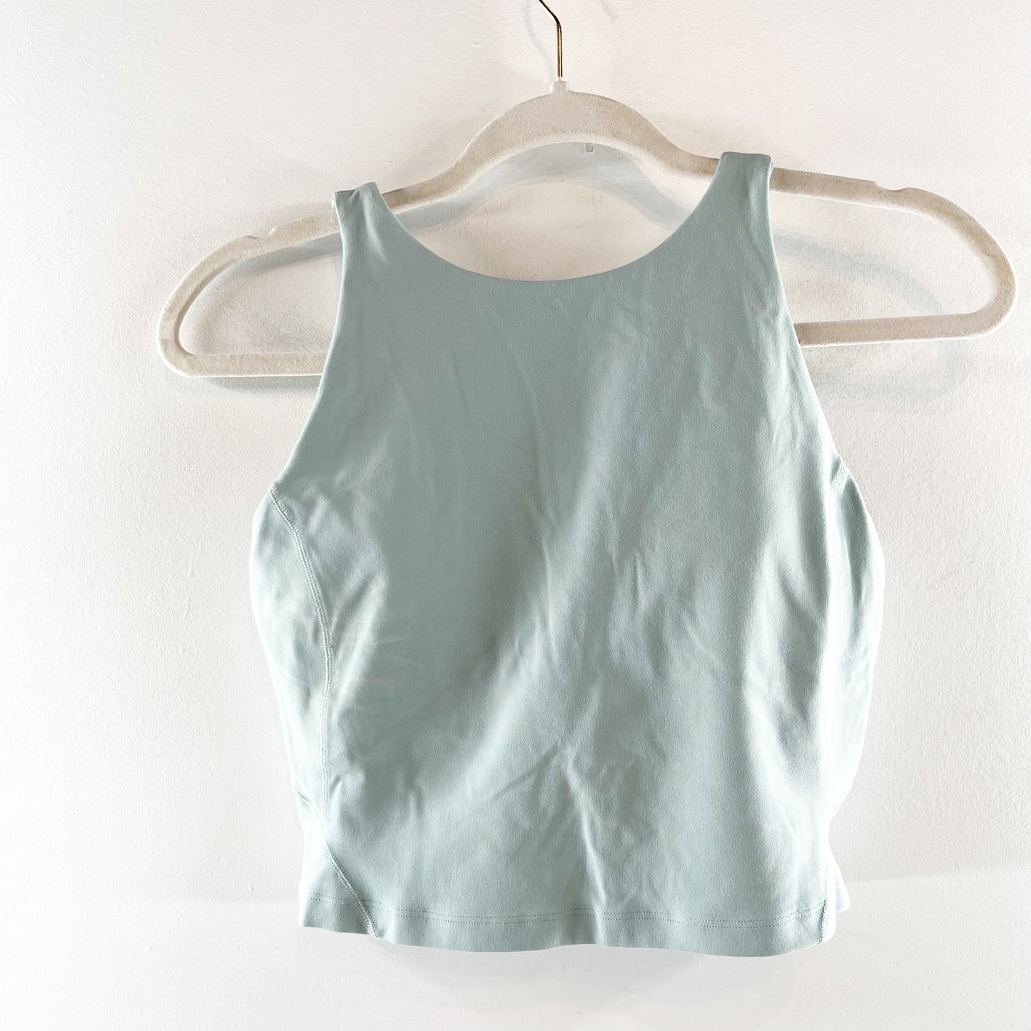 Lululemon Align High-Neck Cropped Yoga Tank Top Delicate Mint Green 6
