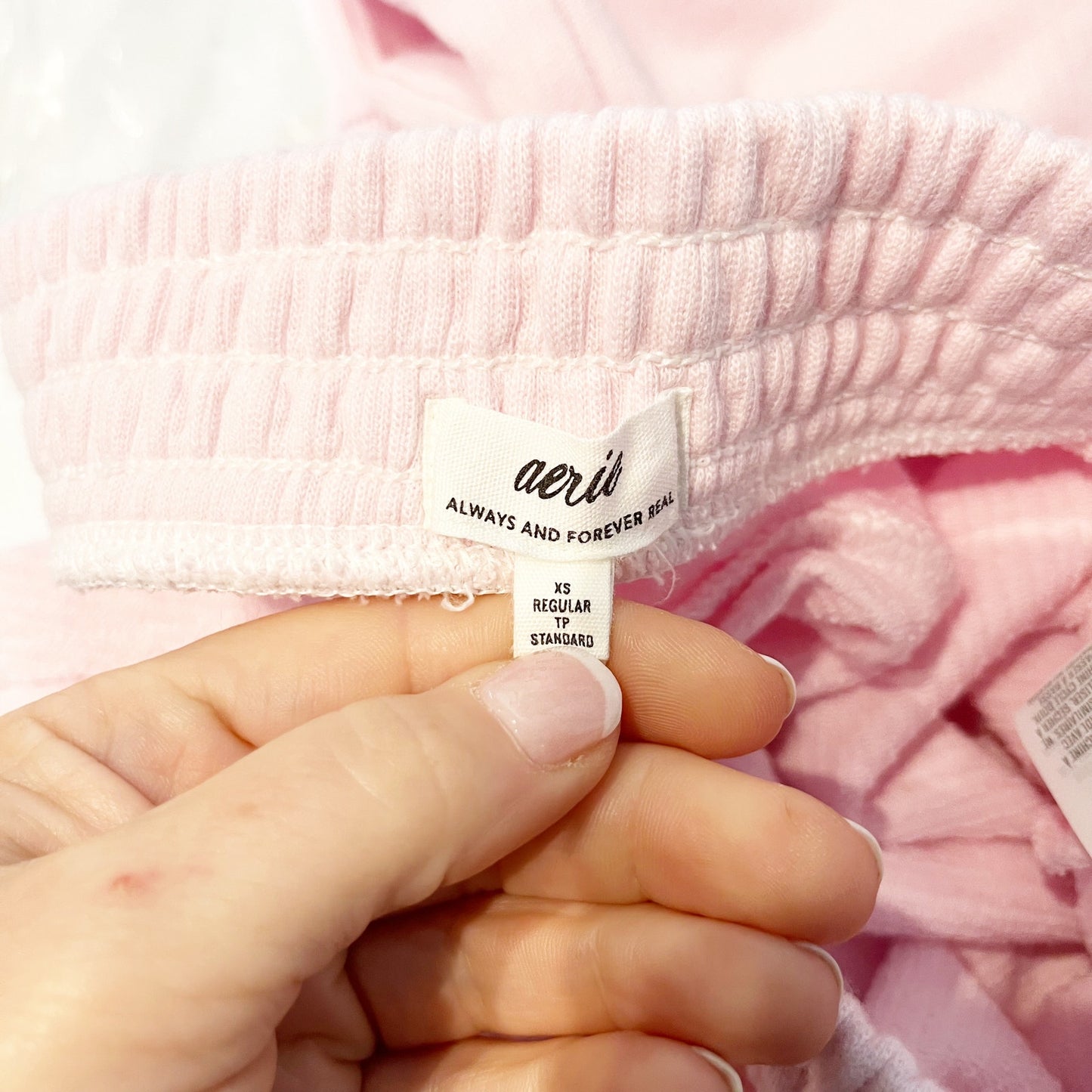 Aerie Vacay Jogger Balloon Sweatpants Petal Pink XS