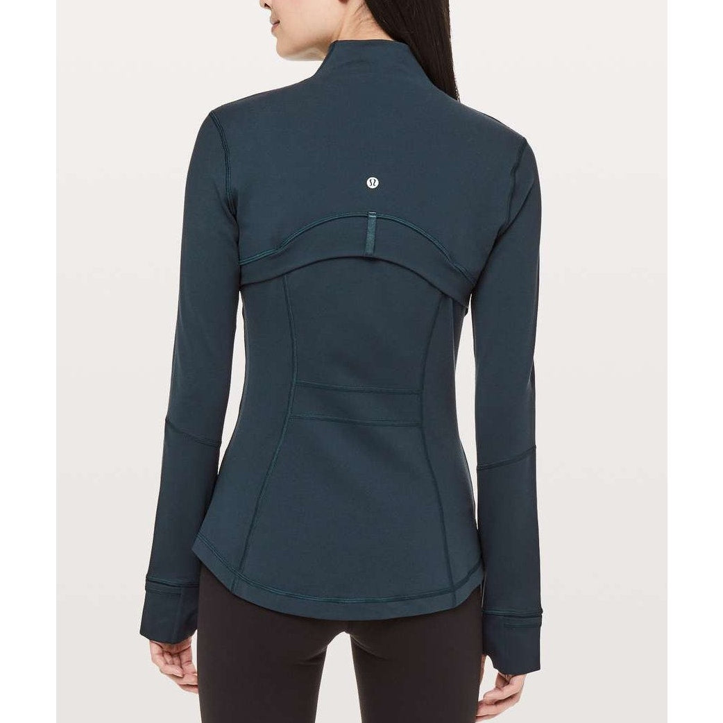Lululemon Athletica Long Sleeve Full Zip Define Jacket Nocturnal Teal Green 12