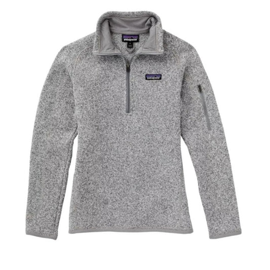 Patagonia Better Sweater 1/4 Zip Fleece Pullover Jacket Gray Medium