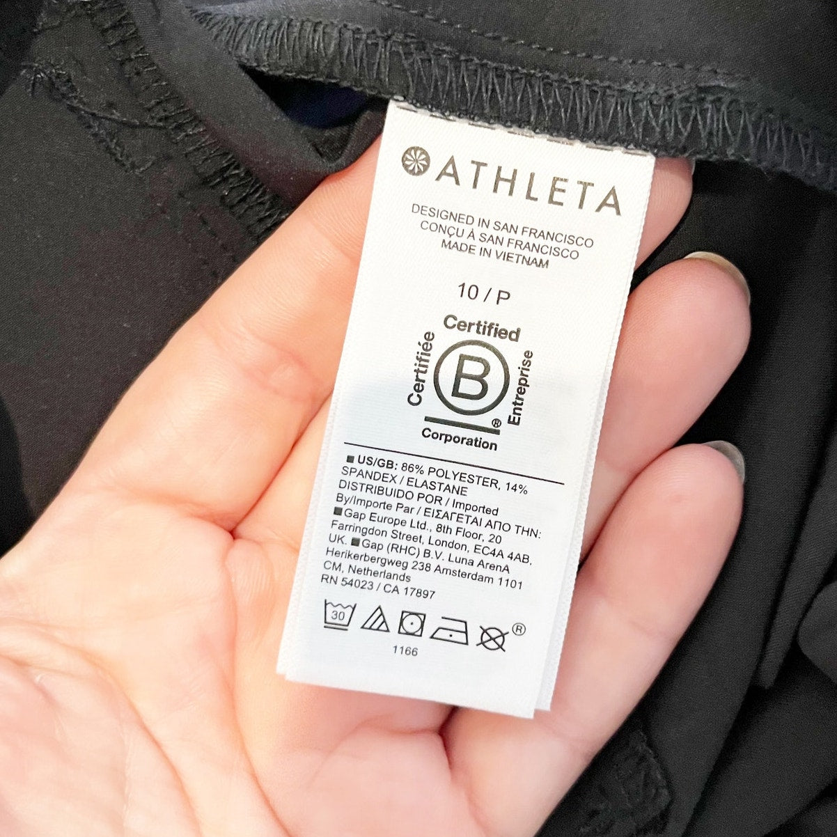 Athleta Brooklyn Heights Wide Leg One Piece Jumpsuit Black 10 Petite