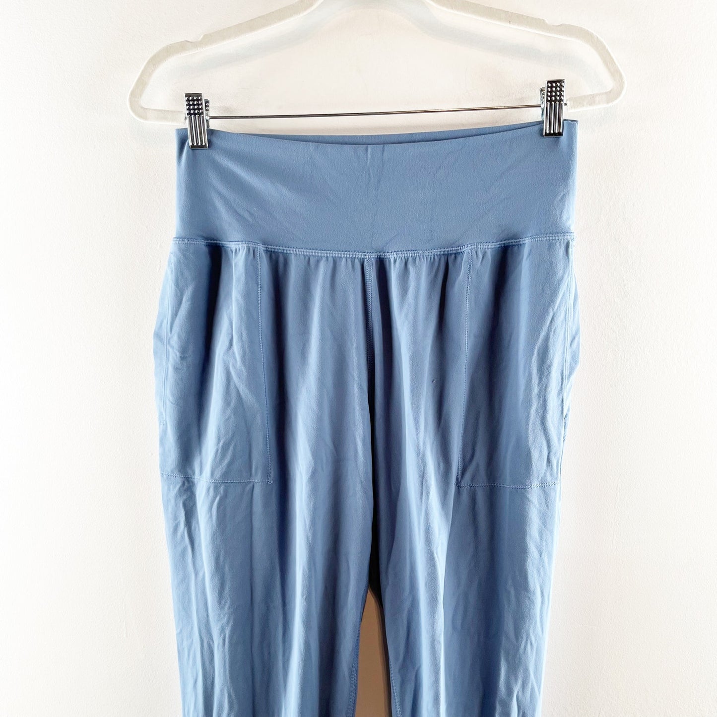 Athleta Salutation Pull On High Waisted Jogger Pants Blue Star Medium