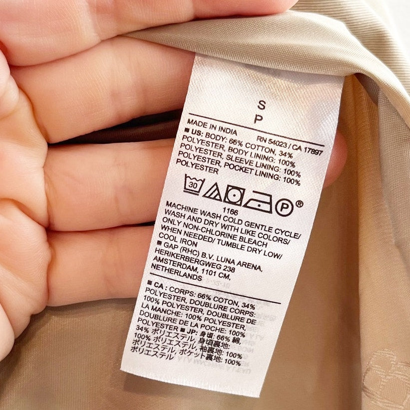 Banana Republic Timeless Trench Coat In Maverick Tan Small