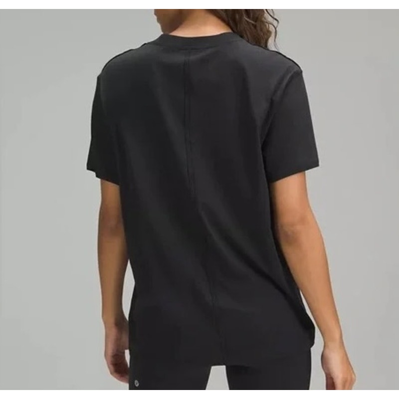 Lululemon Athletica Short Sleeve Crew Neck Active T-Shirt Black Small