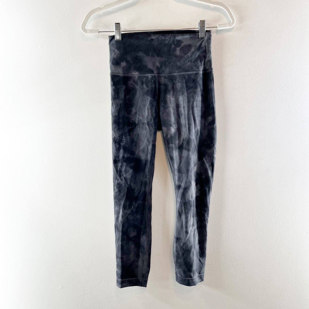 Lululemon Wunder Train High-Rise Leggings 23" Diamond Dye Pitch Grey Graphite 6