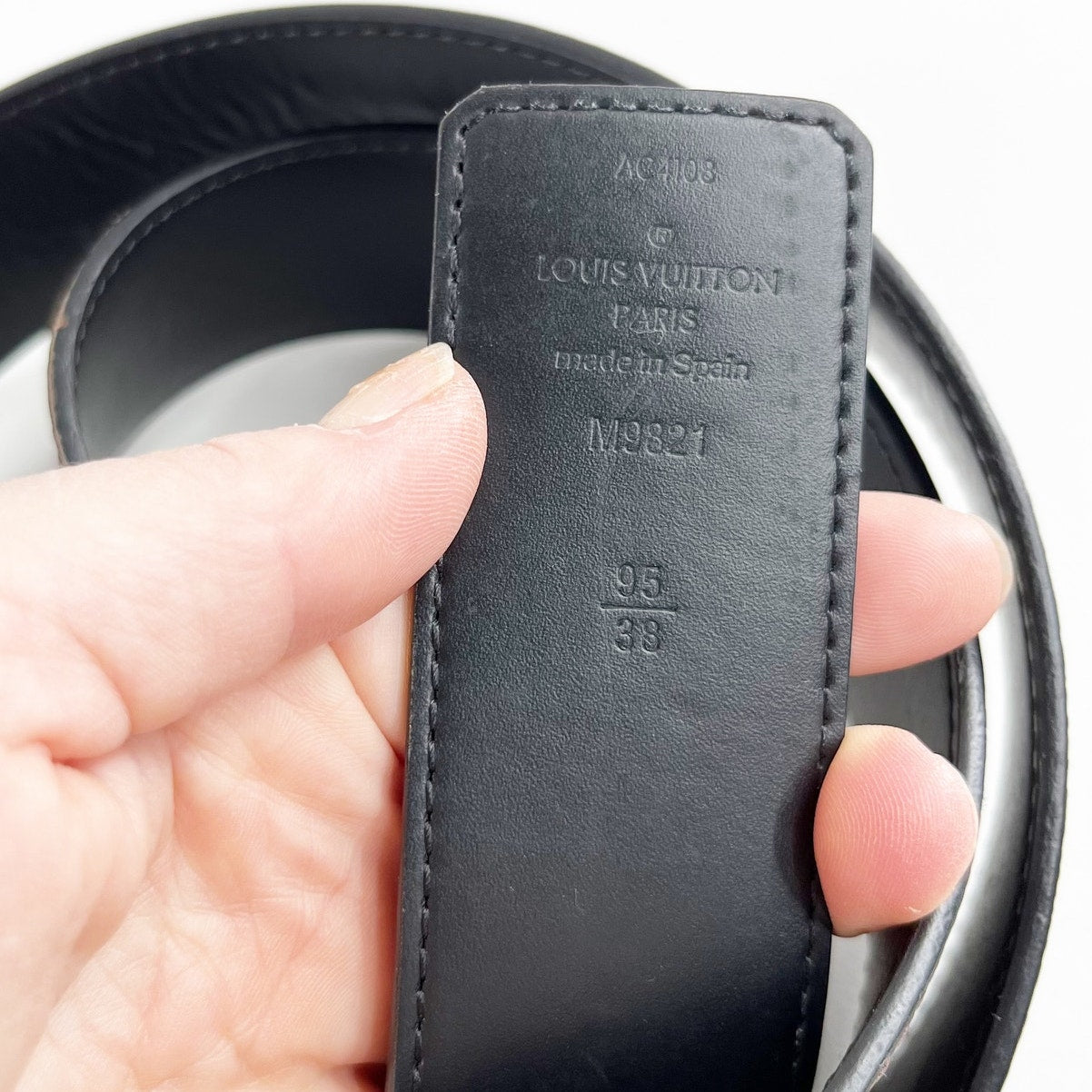 Louis Vuitton LV Initiales Monogram 40mm Reversible Belt Brown Black 95 / 38