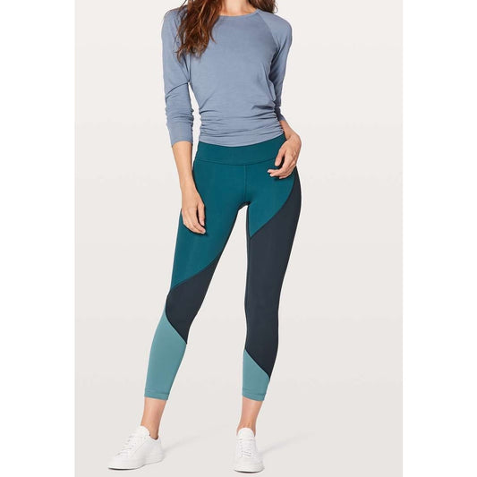 Lululemon Wunder Under 7/8 Tight 25" Nile Blue Nocturnal Teal Persian Blue 4
