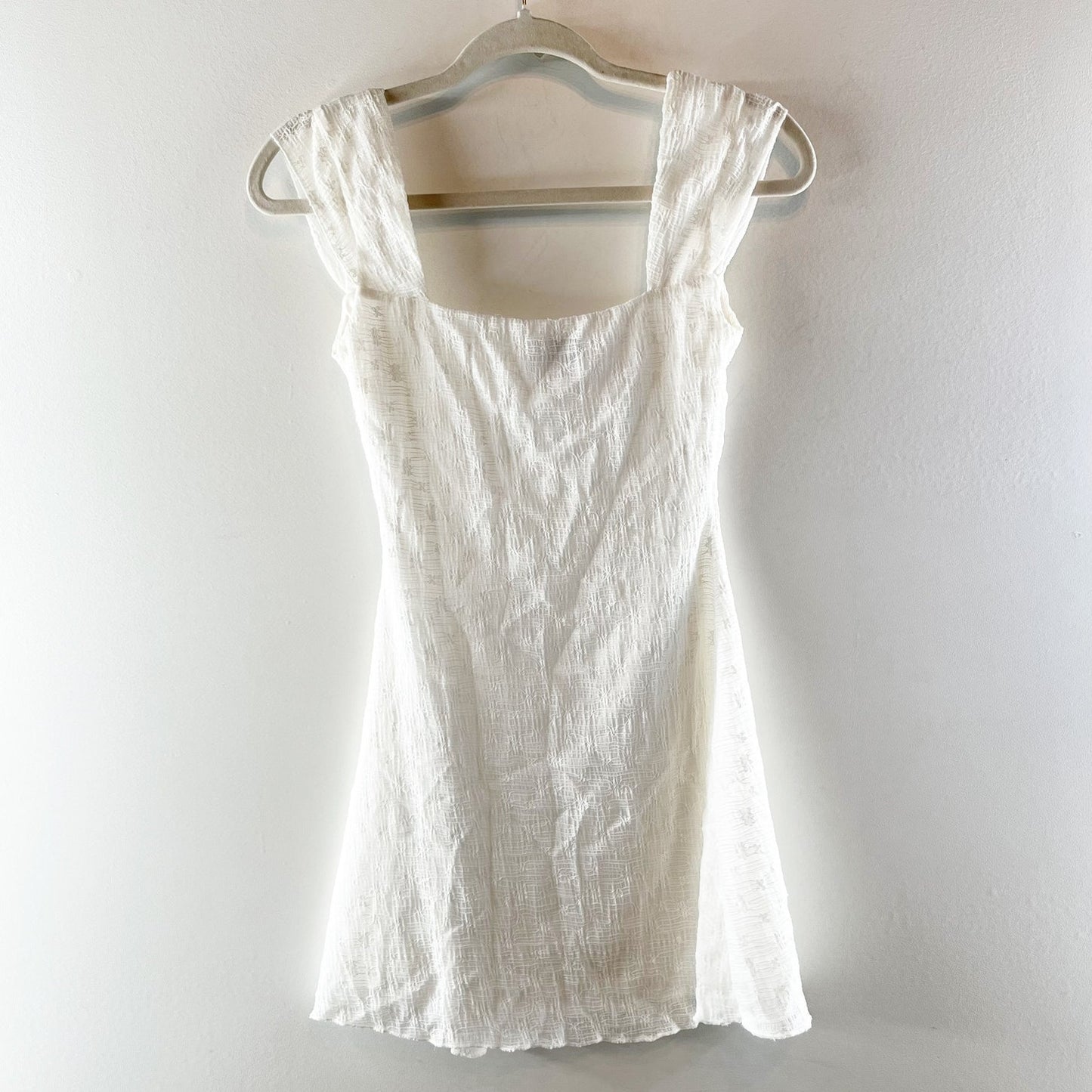 Princess Polly Lanchester Square Neck Mini Dress White 4