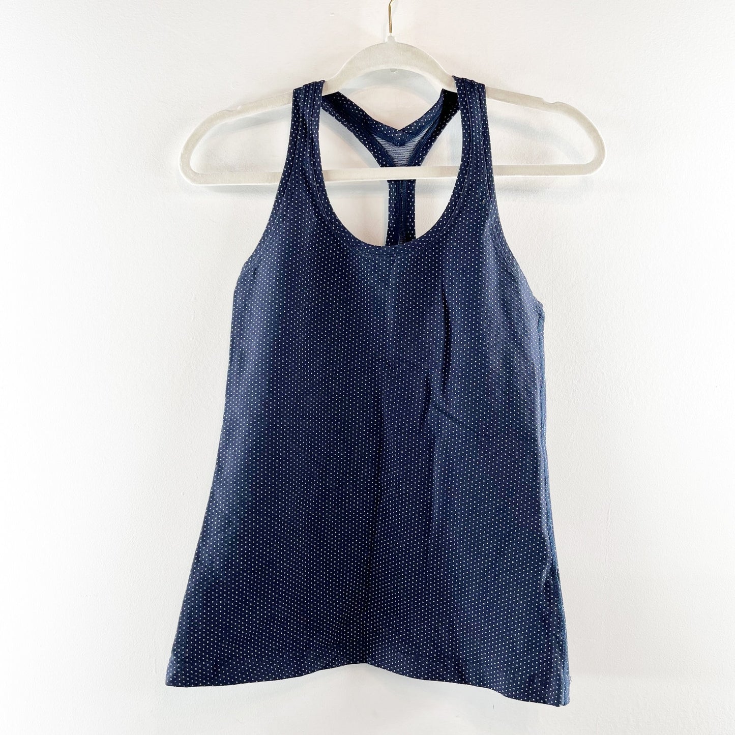 Lululemon Cool Racerback II Pacific Pointe Jacquard True Navy Onyx Blue Small