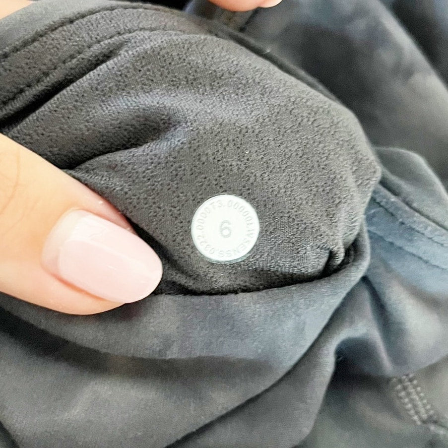 Lululemon Groove Super-High-Rise Flared Pant Nulu Diamond Dye Pitch Graphite 6