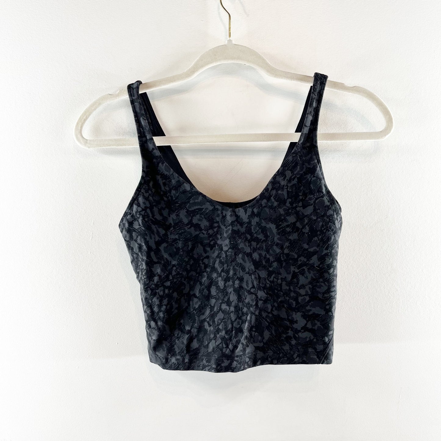 Lululemon Align Tank Wild Thing Camo Deep Coal Multi Black 6