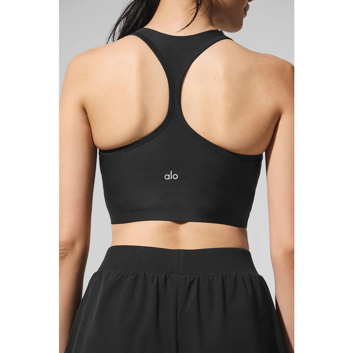Alo Airlift Super Sleek Bra Tank Top Black Small