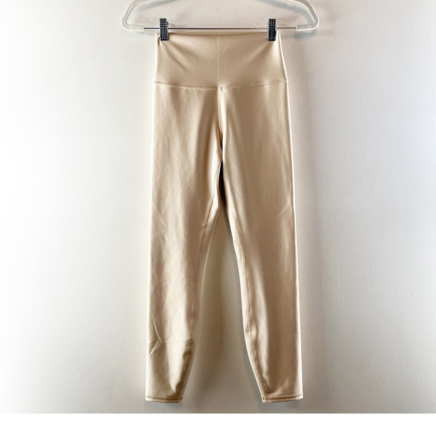 Alo Yoga Airlift 7/8 High-Waisted Leggings Macadamia Beige Small
