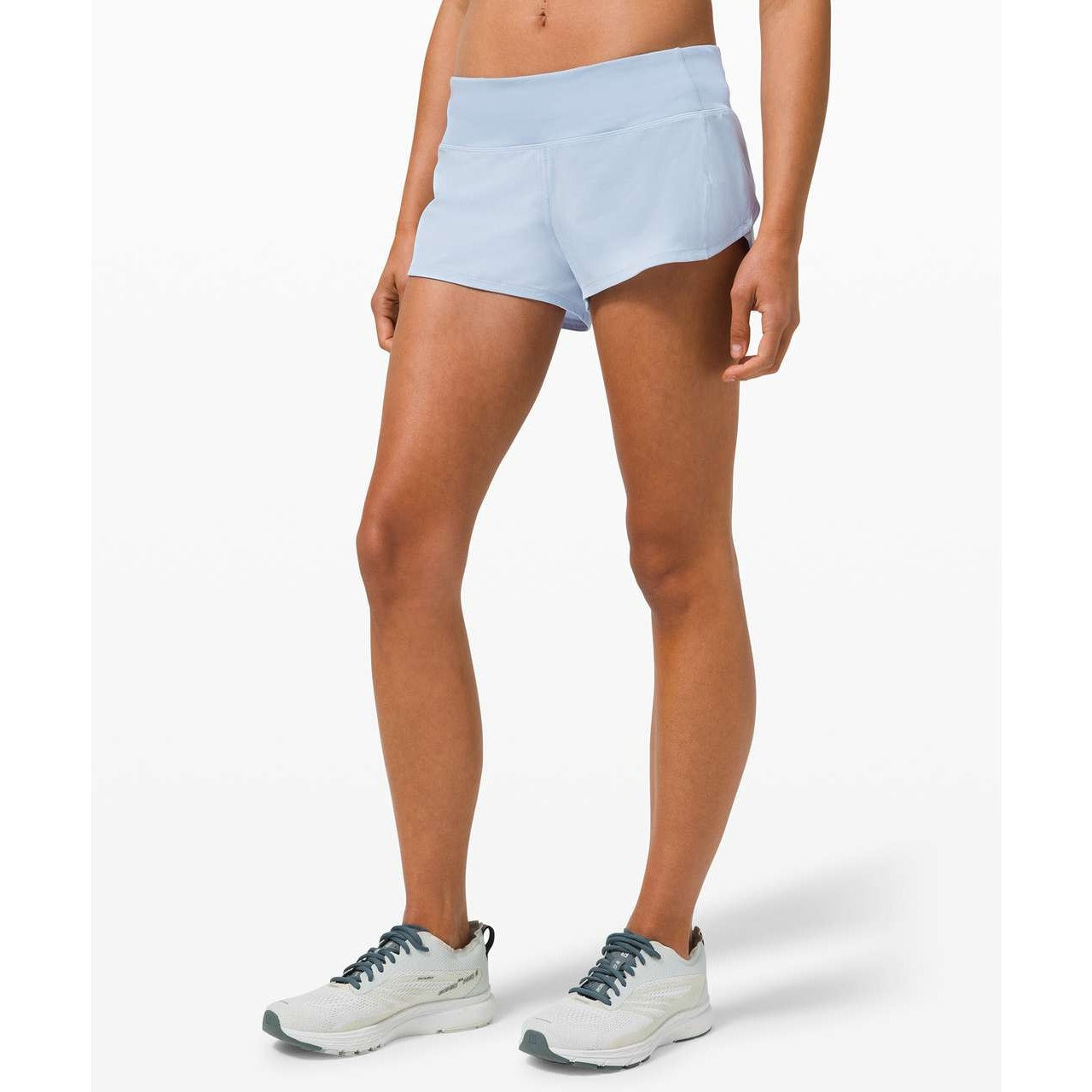 Lululemon Speed Up Shorts 2.5" Blue Linen 4