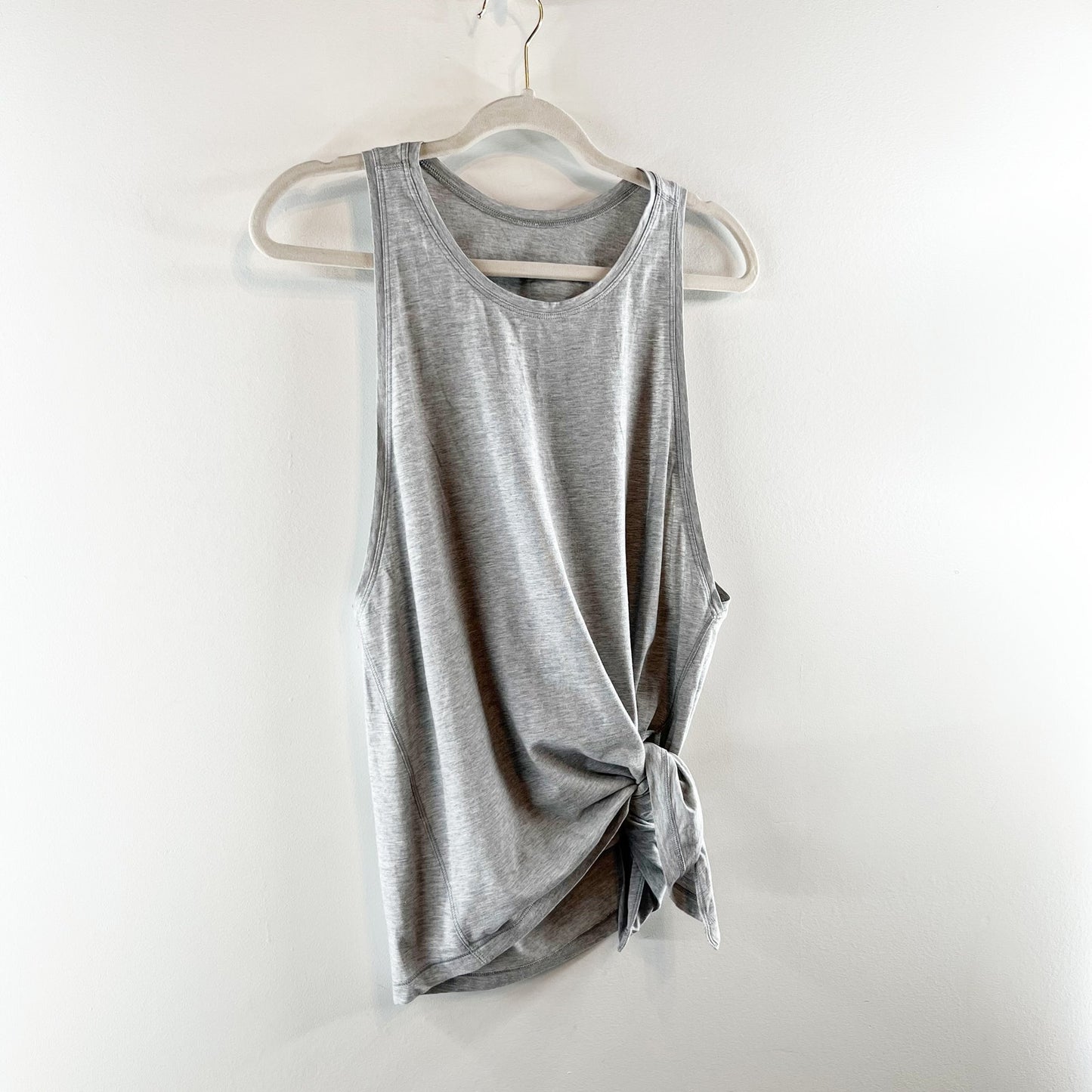 Lululemon Tie and Go Knot Front Tank Top Gray Small