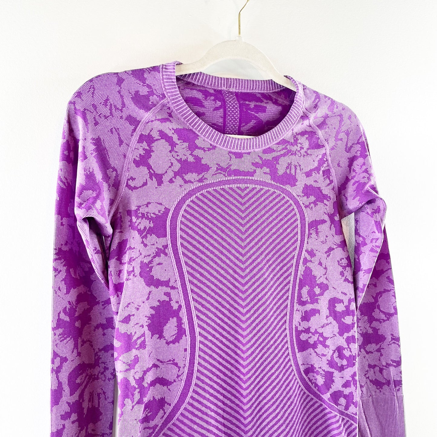 Lululemon Swiftly Tech Long Sleeve Crew Heathered Tender Violet Purple 6