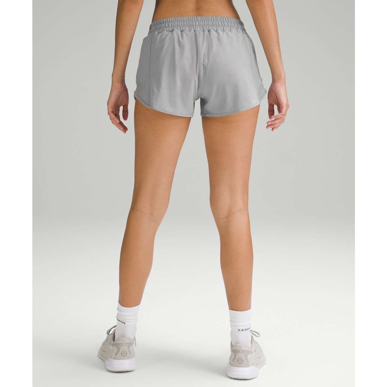 Lululemon Hotty Hot Low-Rise Lined Short 2.5" Rhino Grey 6