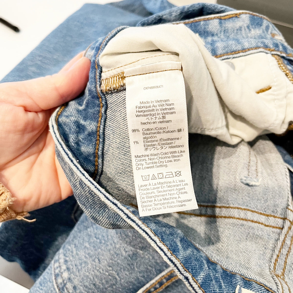 Madewell The Curvy Perfect Vintage High Rise Wide-Leg Jeans Blue Enmore Wash 28