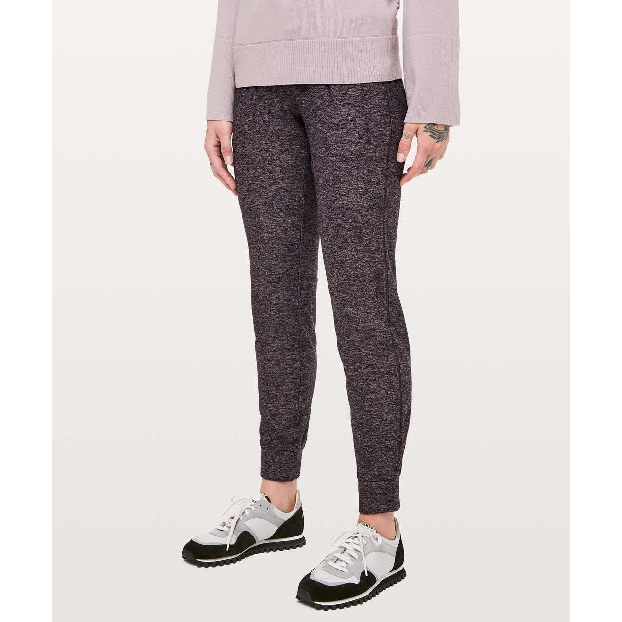Lululemon Ready To Rulu Pant Updated 29" Heathered Spanish Rose Purple Black 4