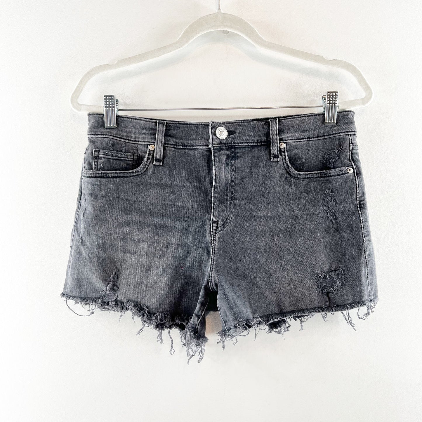 HUDSON Los Angeles Gemma Mid Rise Denim Jean Shorts Lady Luck 27
